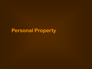 Personal property