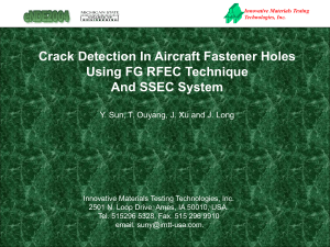Crack Detection In Fastener Holes Using FG RFEC