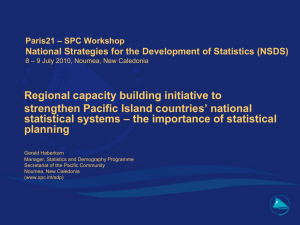 Regional capacity building initiative to strengthen Pacific