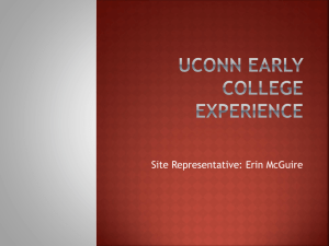 UCONN Early College Experience