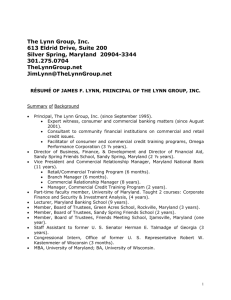 Resume - The Lynn Group