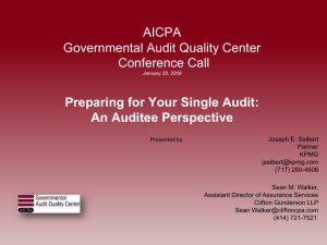 How to Prepare for your Single Audit