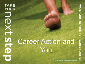 Career action and you ()