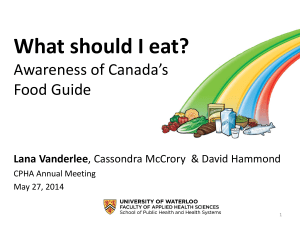 What should I eat? - Canadian Public Health Association