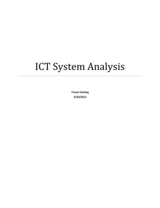 ICT System Analysis