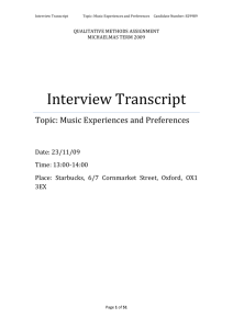 Interview Transcript