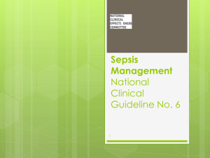 Sepsis Management Presentation