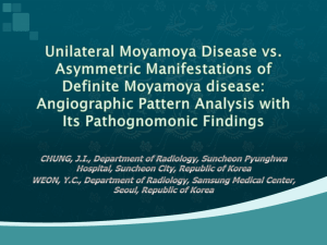 Unilateral Moyamoya Disease vs Asymmetric Manifestations of