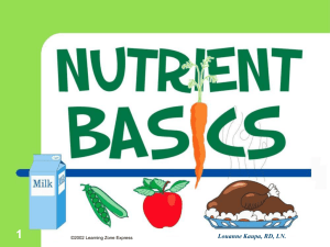 Nutrient Basics PowerPoint