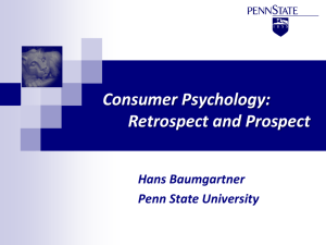 ConsumerPsychology - Personal.psu.edu
