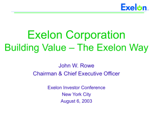The Exelon Way - Corporate-ir