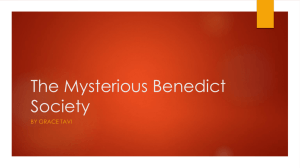 The Mysterious Benedict Society - cooklowery14-15