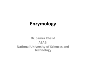 Enzymes - Lectures For UG-5