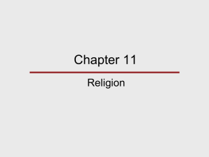 Chapter 15 Religion