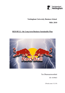 Red Bull - Nottingham ePrints