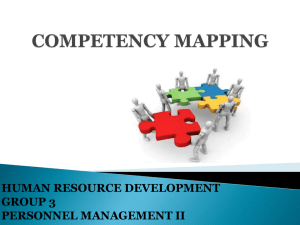 competency mapping