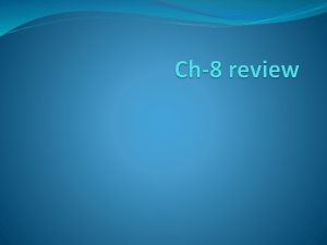 Ch-8 review