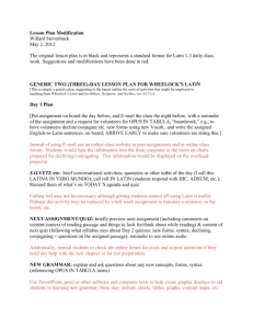 Lesson Plan Modification Willard Stevenback May 2, 2012 The