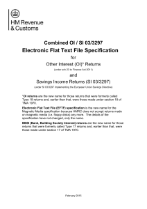 Read the OI and SIR Electronic Flat Text File (EFTF