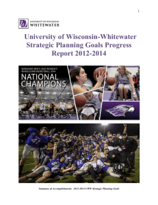 Full Report - University of Wisconsin Whitewater