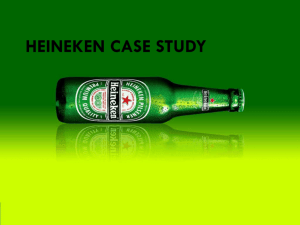 Heineken Case Study