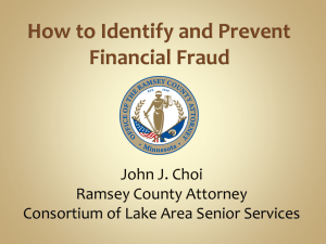 Identifying and Preventing Financial Fraud