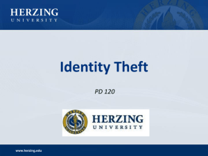 Identity Theft PD 120