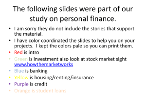 Personal Finance - Ector County ISD