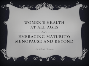 Women's Health at All Ages Menopause.ppt[...]