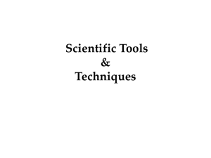 Why do we need Scientific Tools & Techniques?