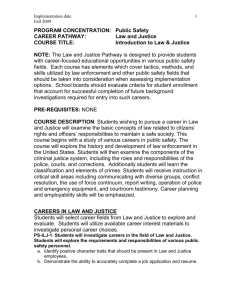 careers in law and justice