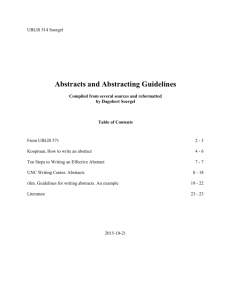 Reading 1 Abstracting Guidelines V2