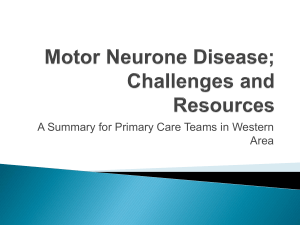 Motor Neurone Disease