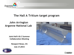 Tritium - Jefferson Lab