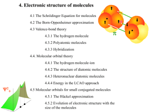 4_Electronic structure of molecules