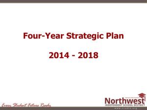 Strategic Plan Presentation to the NISD Board