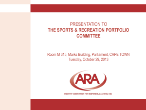 the sports & recreation portfolio committee