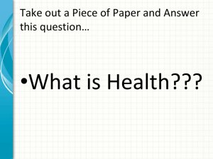 Take out a Piece of Paper and Answer this question*