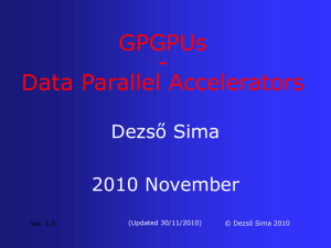 Data parallel accelerators