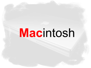 Macintosh - Teaching Web Server