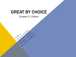 Great by Choice: Ch2 10Xers