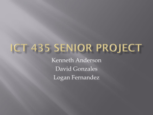 Senior Project Presentation