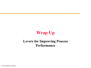 levers-wrapup - Kellogg School of Management