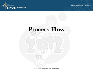 Process Flow Concepts (Cont'd)