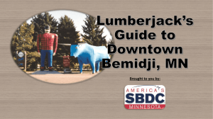 Lumberjack's Guide to Downtown Bemidji, MN