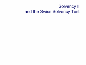 Swiss Solvency Test - Illinois State University