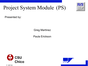 Project System Module (PS)