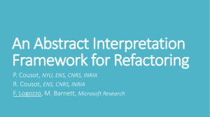 An Abstract Interpretation Framework for
