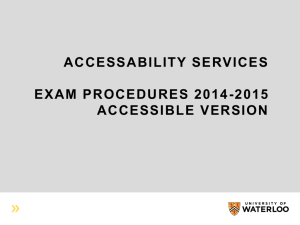 exam regulations - University of Waterloo