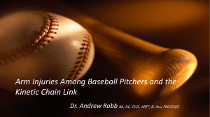 Arm Injuries Among Baseball Players
